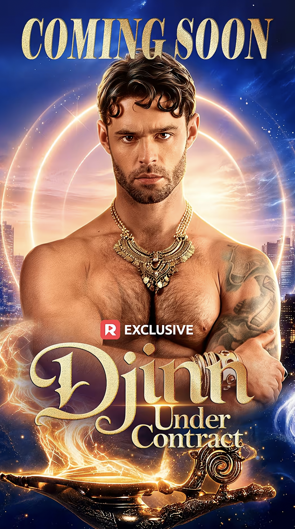The poster for "Djinn Under Contract" | Source: youtube/reelshortapp