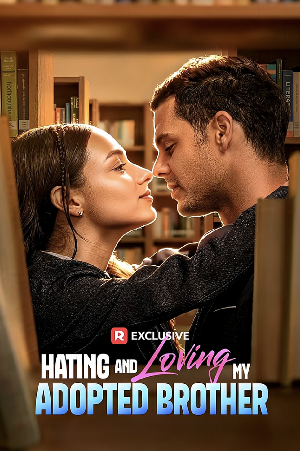 The poster for "Hating and Loving My Adopted Brother" | Source: youtube/reelshortapp