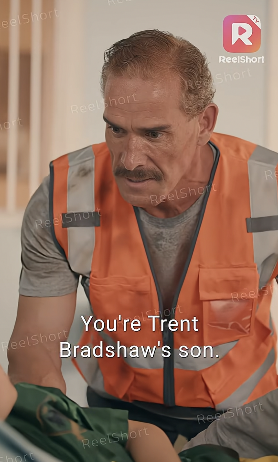 Jose Rosete as Donny Lewis  in "The Lost Quarterback Returns" | Source: youtube/reelshortapp