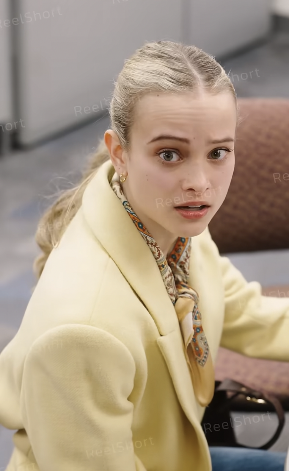 Anna Elizabeth Stadler as Ella Davenport in "My Double Proxy Marriage to a Billionaire" | Source: youtube/reelshortapp