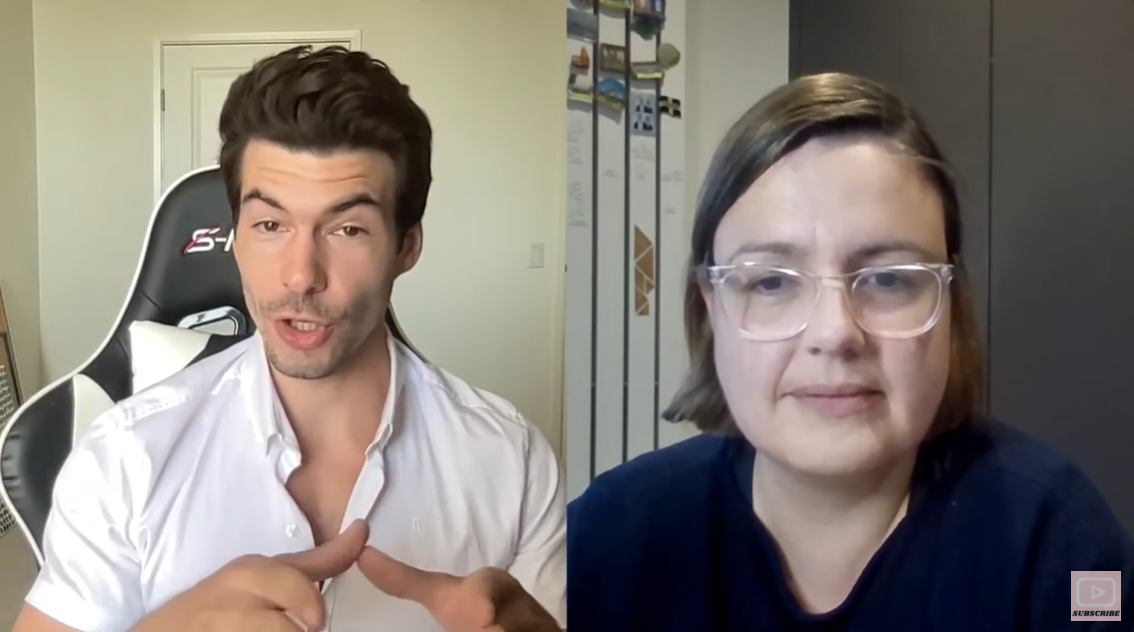 Nick Ritacco gestures as he explains his early years in acting, as posted on May 18, 2025 | Source: YouTube/VerticalDramaLove