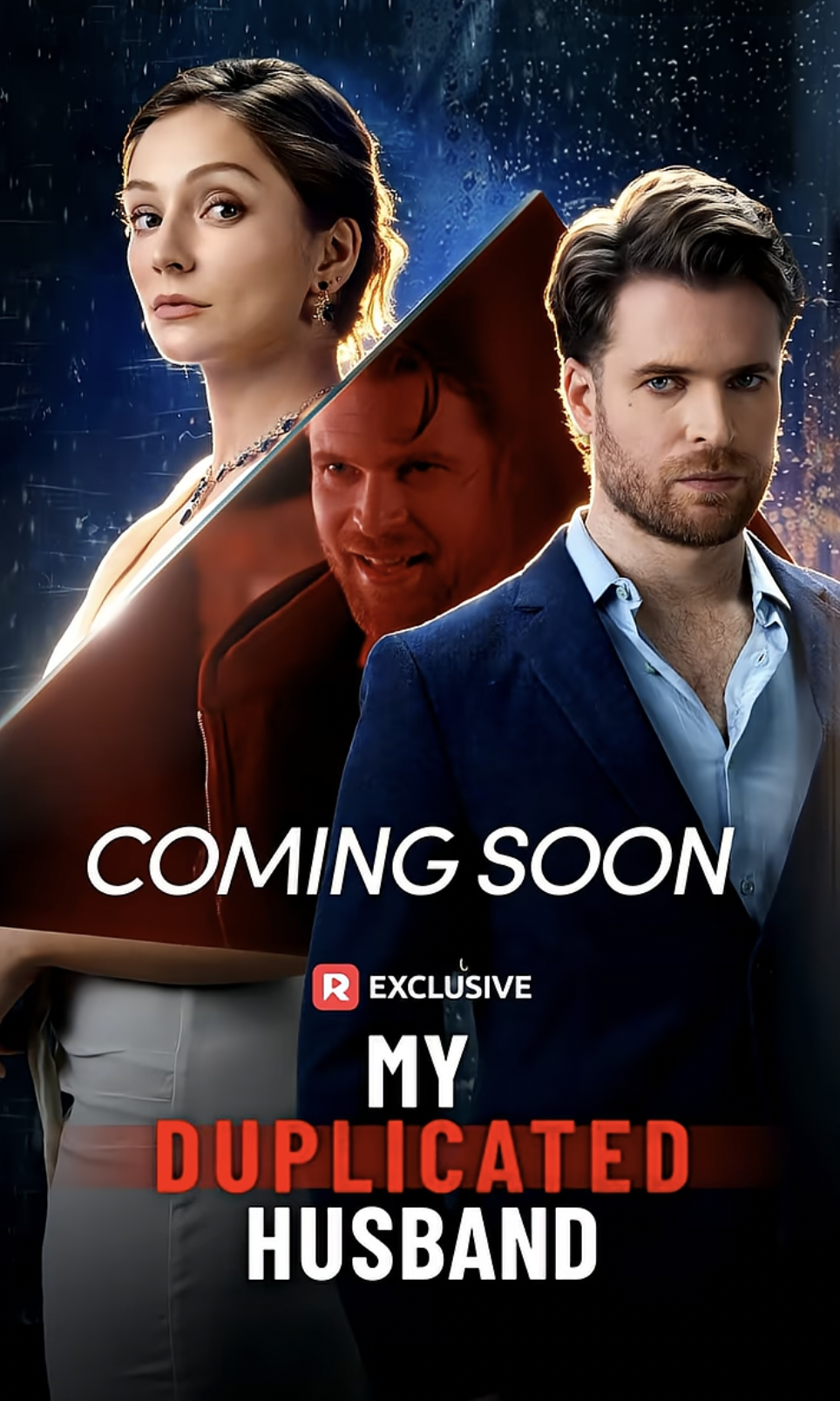 "Coming Soon" poster for "My Duplicated Husband" | Source: youtube/reelshortapp