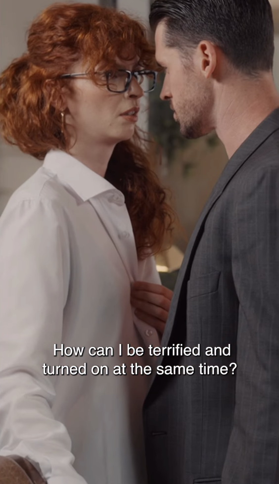 Juliette Cecile as Abby and Ryan Larson as Parker in "My CEO Loves My Voice" | Source: instagram/altatvapp