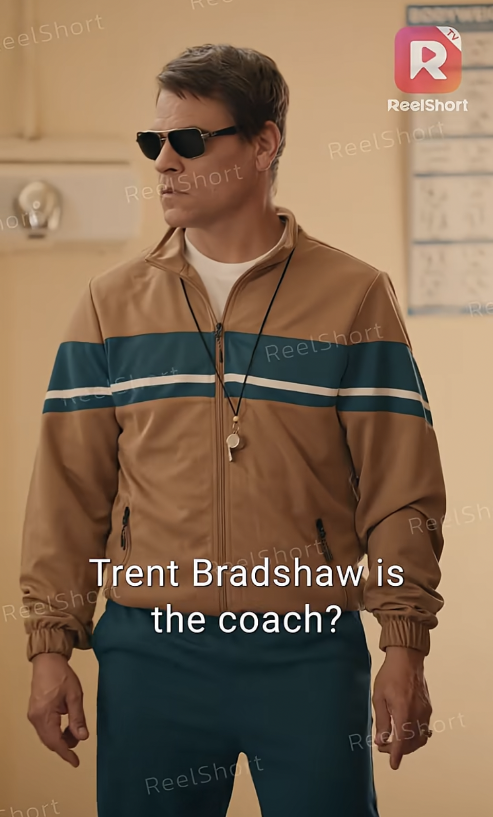 Troy Mittleider as Trent Bradshaw  in "The Lost Quarterback Returns" | Source: youtube/reelshortapp