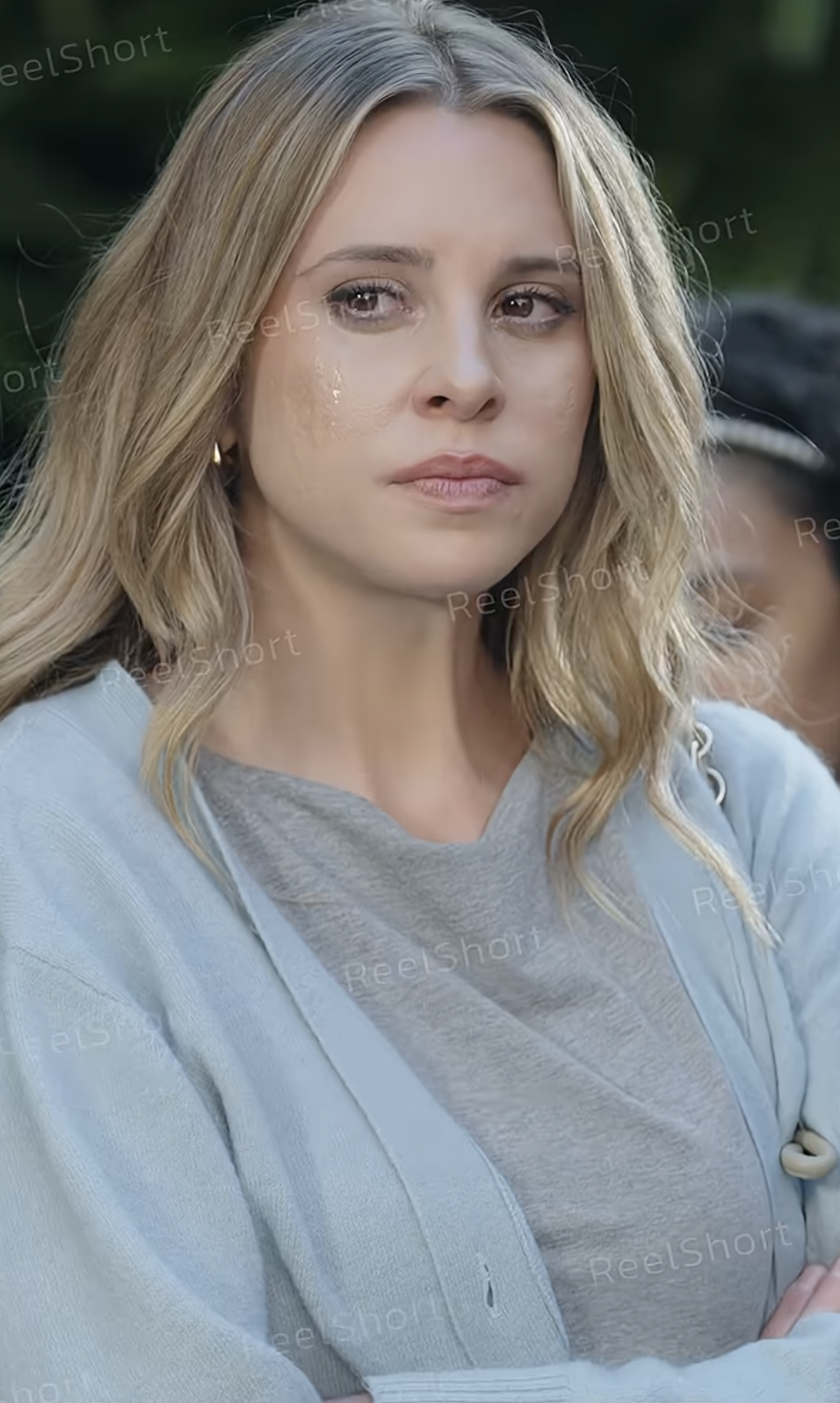Addison Bowman as Maria Harrison in "Run Away Single Mom, Safe in His Arms" | Source: youtube/reelshortapp