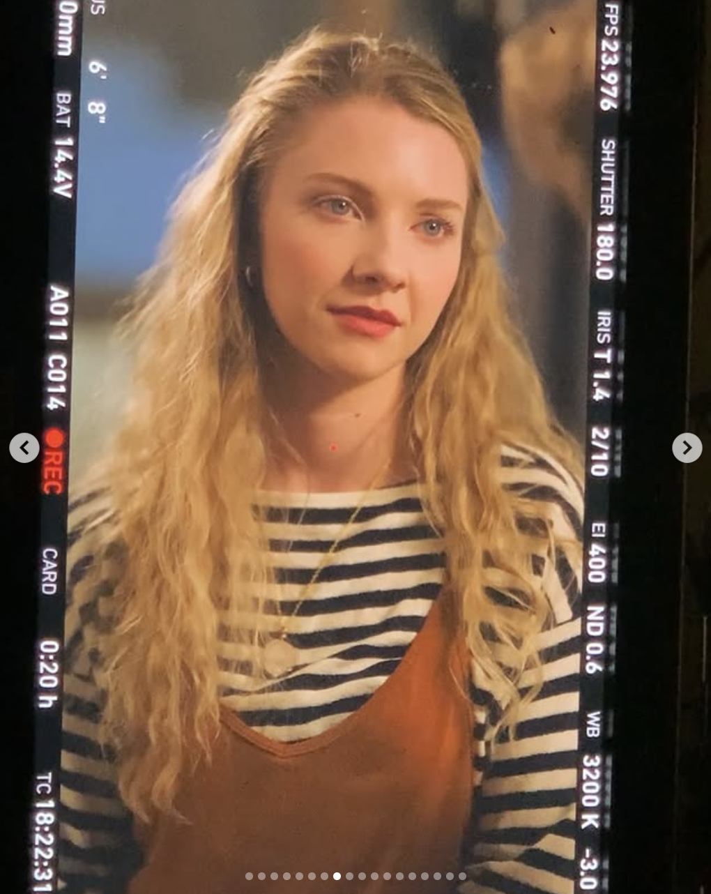 A behind-the-scenes look at Elise Luthman as Samantha Smiles in "The Boy I Hate" | Source: instagram/eliseluthman