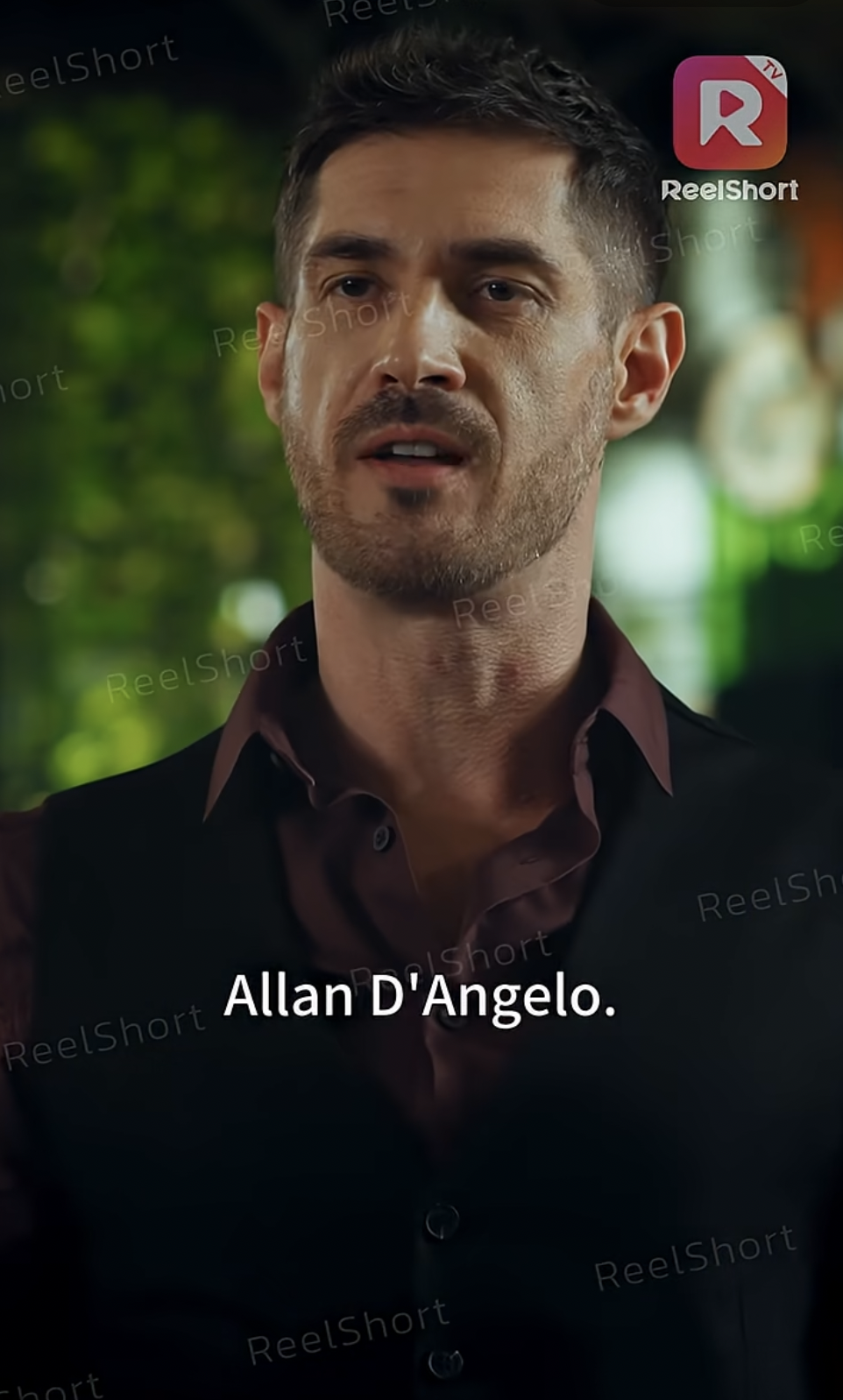 Serhiy Strelnikov as Allan D’Angelo in "The Woman Starts the War" | Source: youtube/reelshortapp