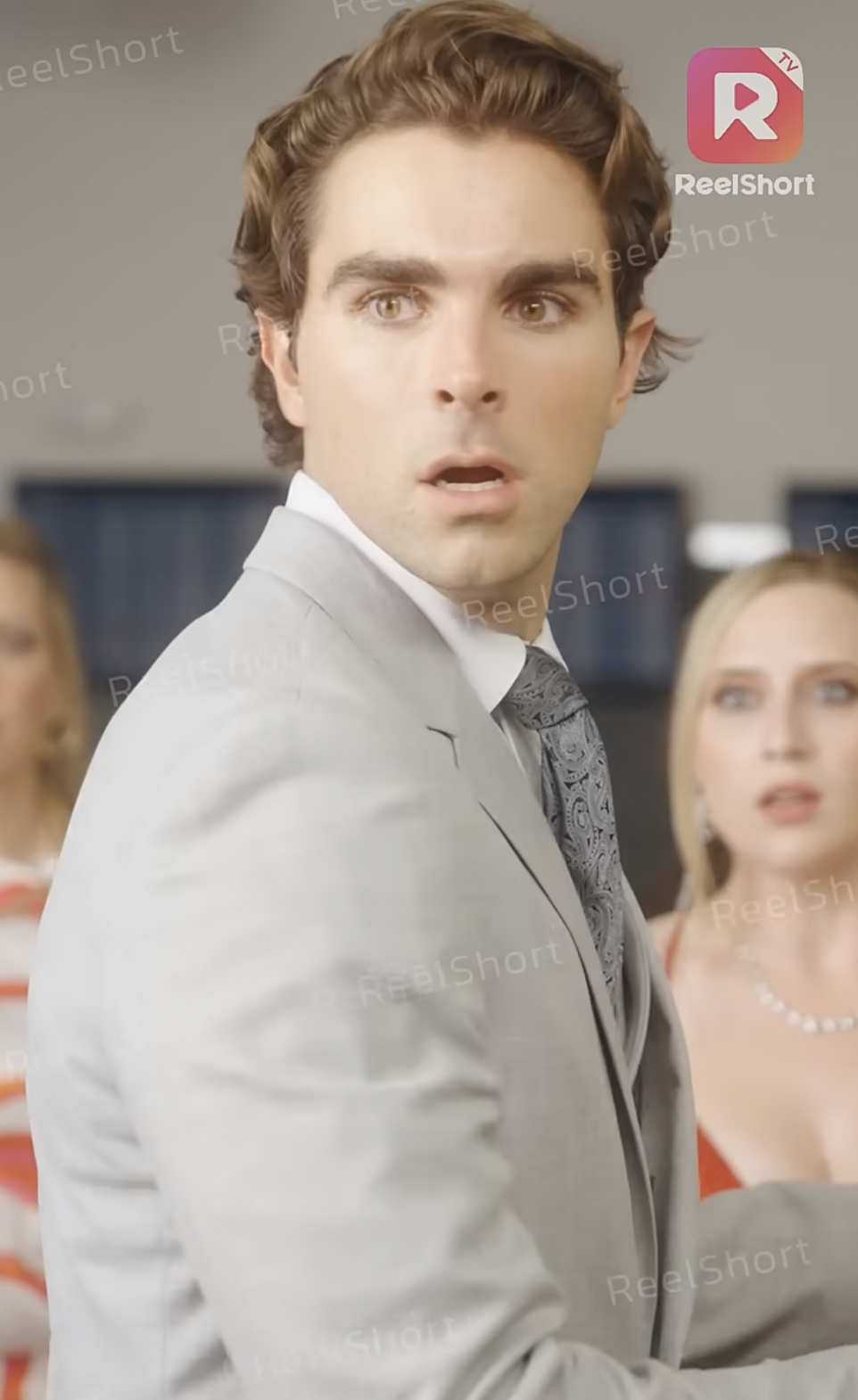 Cameron Somers as Hayden Morgan in "The Reckoning Takes Flight" | Source: youtube/reelshortapp