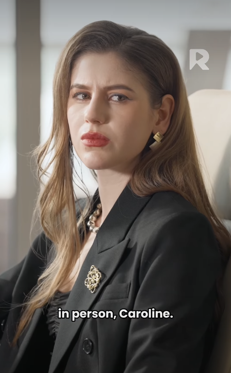 Stephanie Walker as Caroline Hart in "Fate Beneath Your Tender Torture" | Source: instagram/reelshortapp