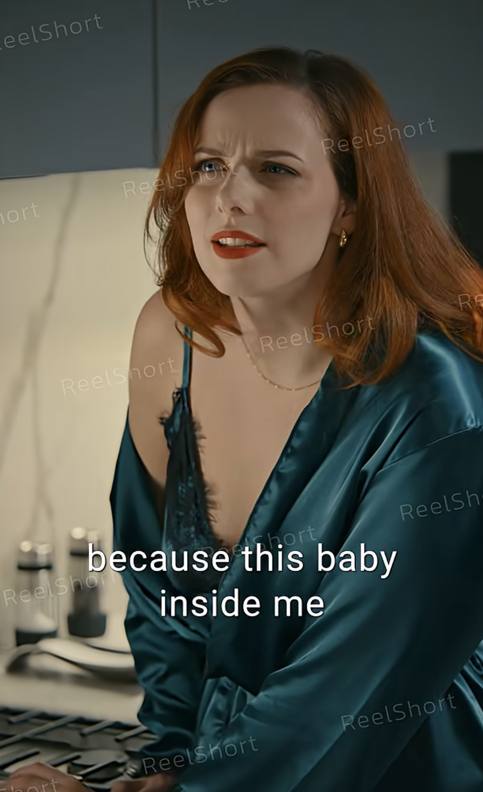 Alexandria Watts as Sharon White in "My Duplicated Husband" | Source: youtube/reelshortapp