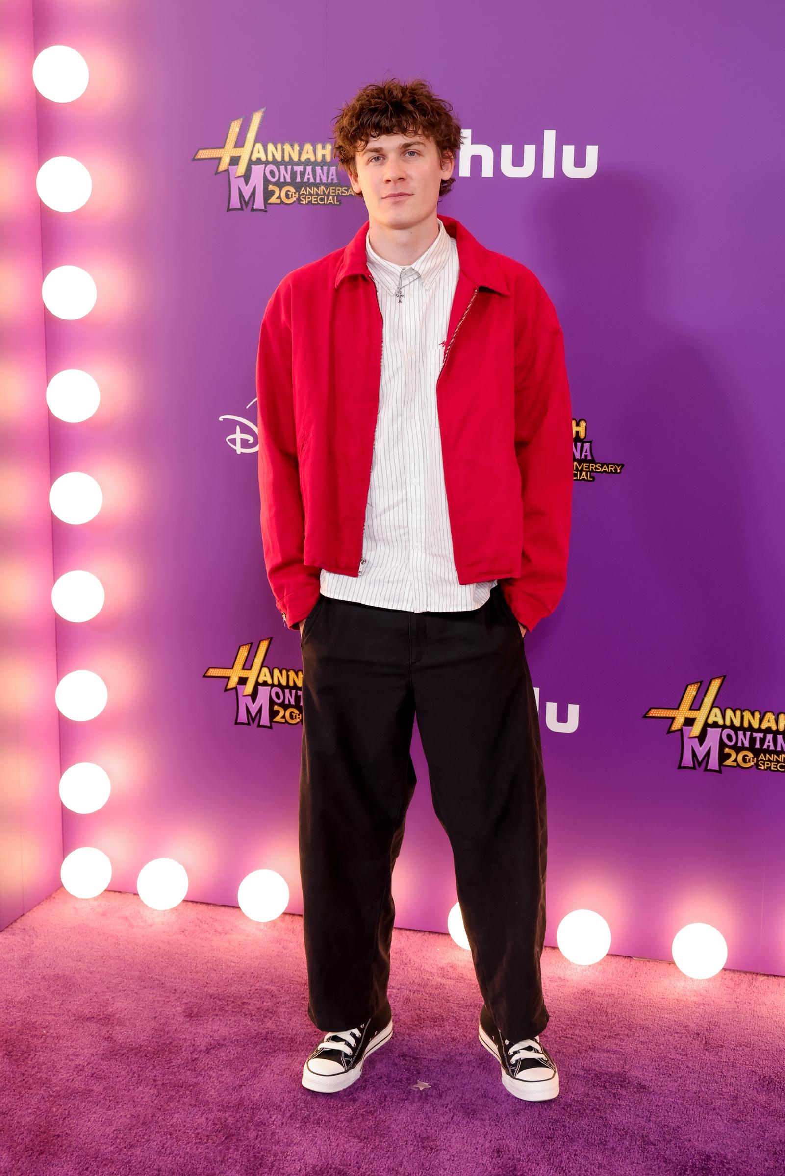 Joseph Purcell at the world premiere of "Hannah Montana 20th Anniversary Special" at El Capitan Theatre on March 23, 2026 in Los Angeles, California | Source: Getty Images