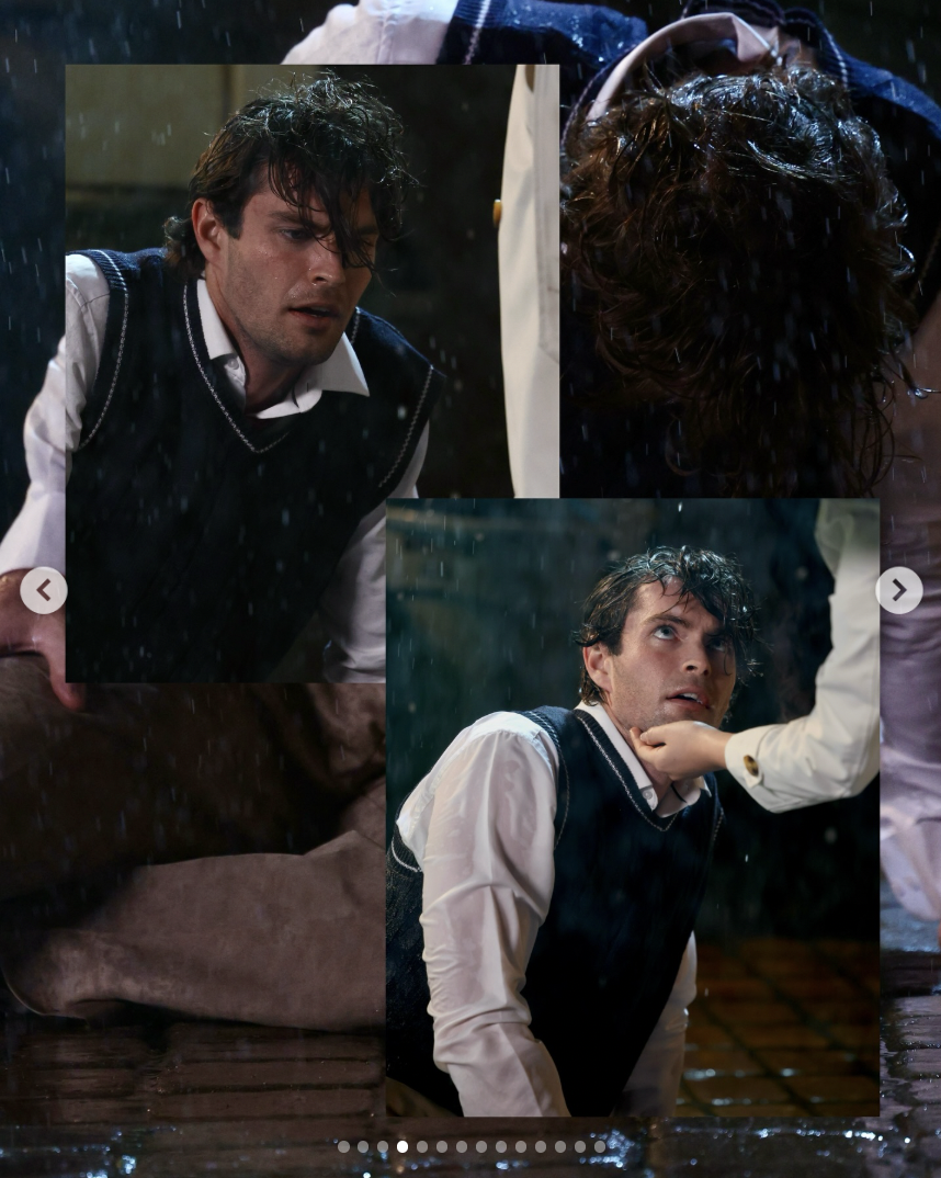 Jordan Frank as Knox Moretti in "Caught Between the Mafia Brothers" | Source: instagram/mariah_moss