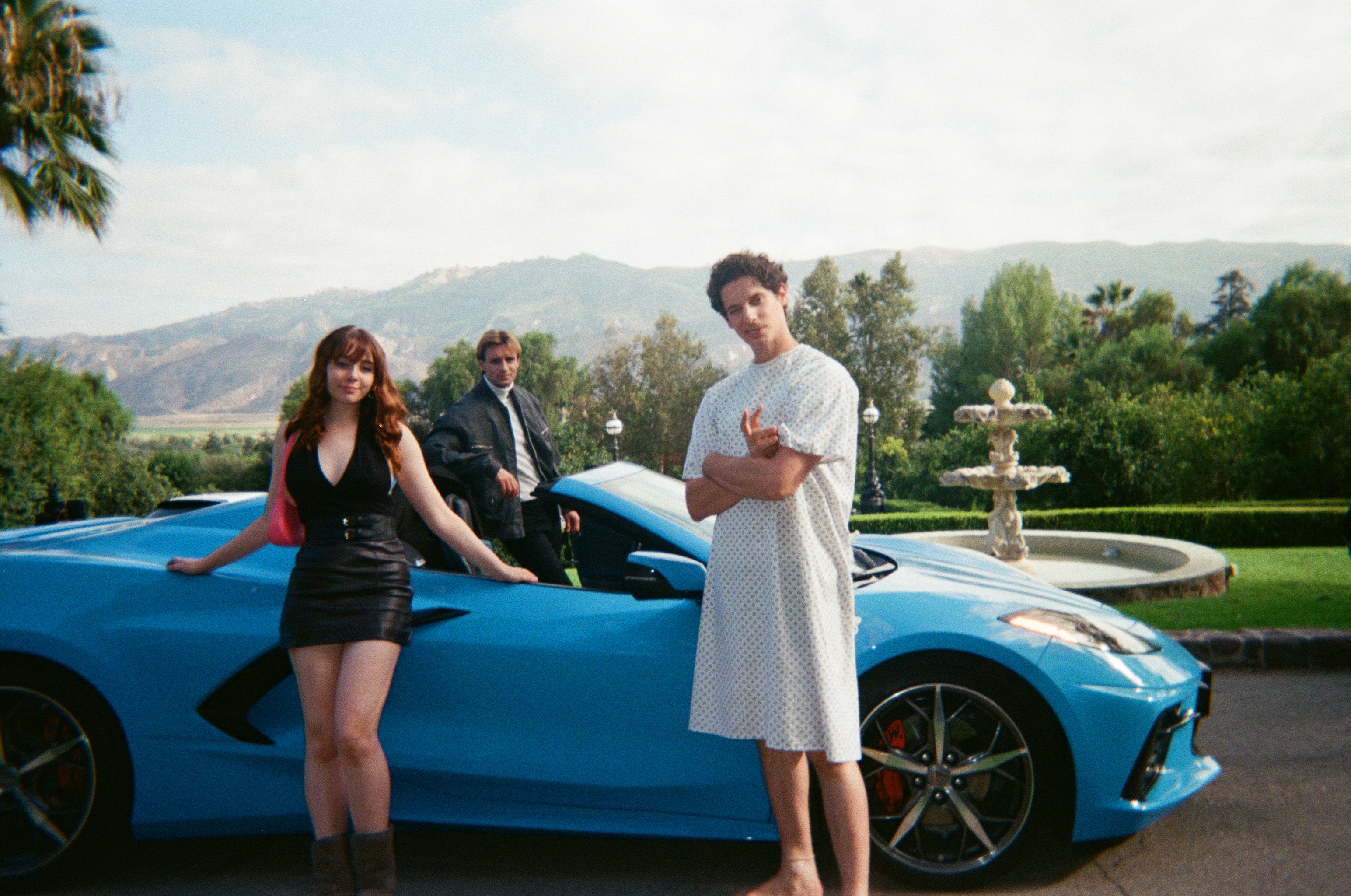 Gabe Armentano on set in Los Angeles, where he has spent the past several years building his career in film and vertical dramas. | Source: Gabe Armentano