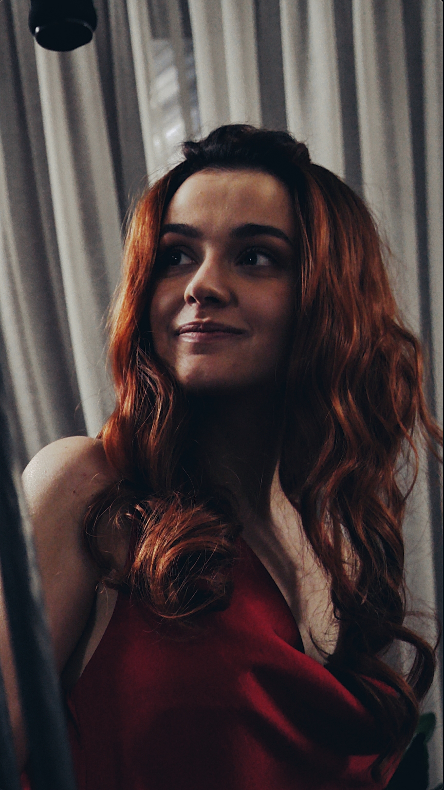 Tetiana Zlova as Emily with red hair | Source: AMO Pictures