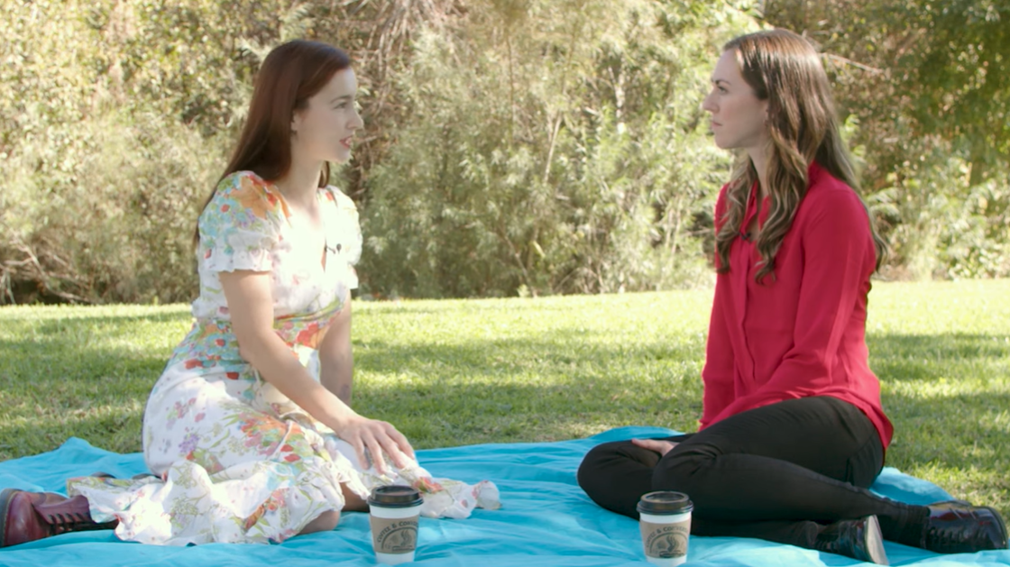 Moriah Boone and Olivia Lyall on "Coffee & Conversations," aas posted on January 12, 2025 | Source: YouTube/CoffeeConversations24