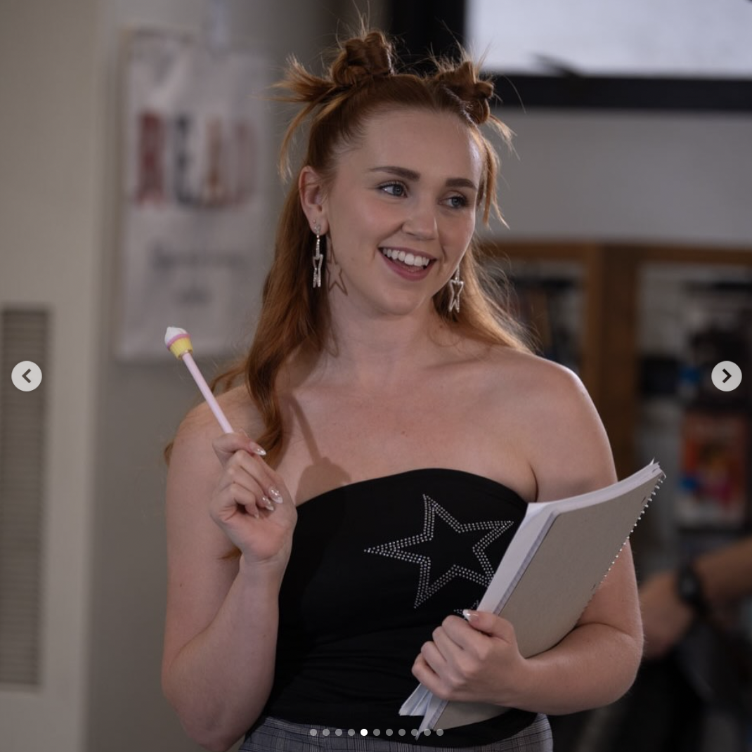 Morgan Franz as Audrey Linney in "Lessons in Love & Hate" | Source: instagram/morganfranzz
