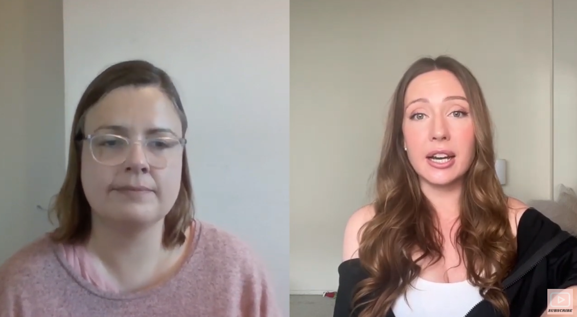 Jen Cooper of Vertical Drama Love interviews actress Rebecca Berg, as posted on May 18, 2025 | Source: YouTube/VerticalDramaLove