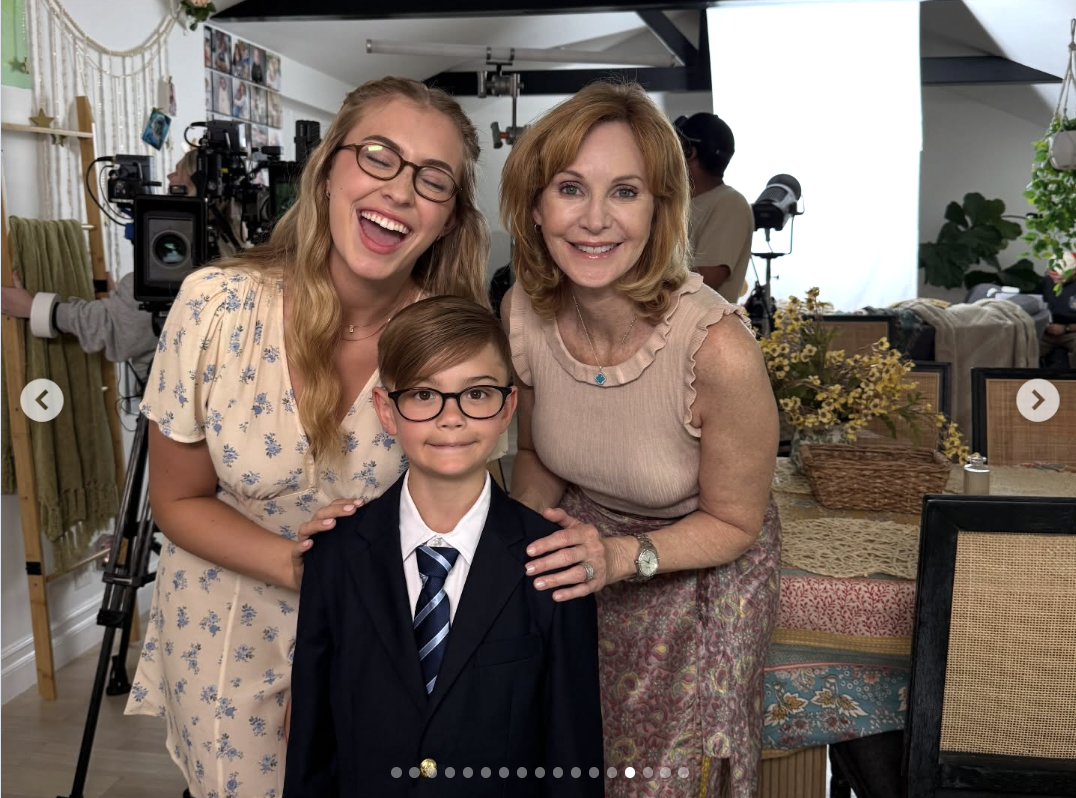 Katelyn Rose, Rainier Reese, and Avis Wrentmore behind the scenes of Lessons in Love & Hate" | Source: instagram/kkatelyn_rose