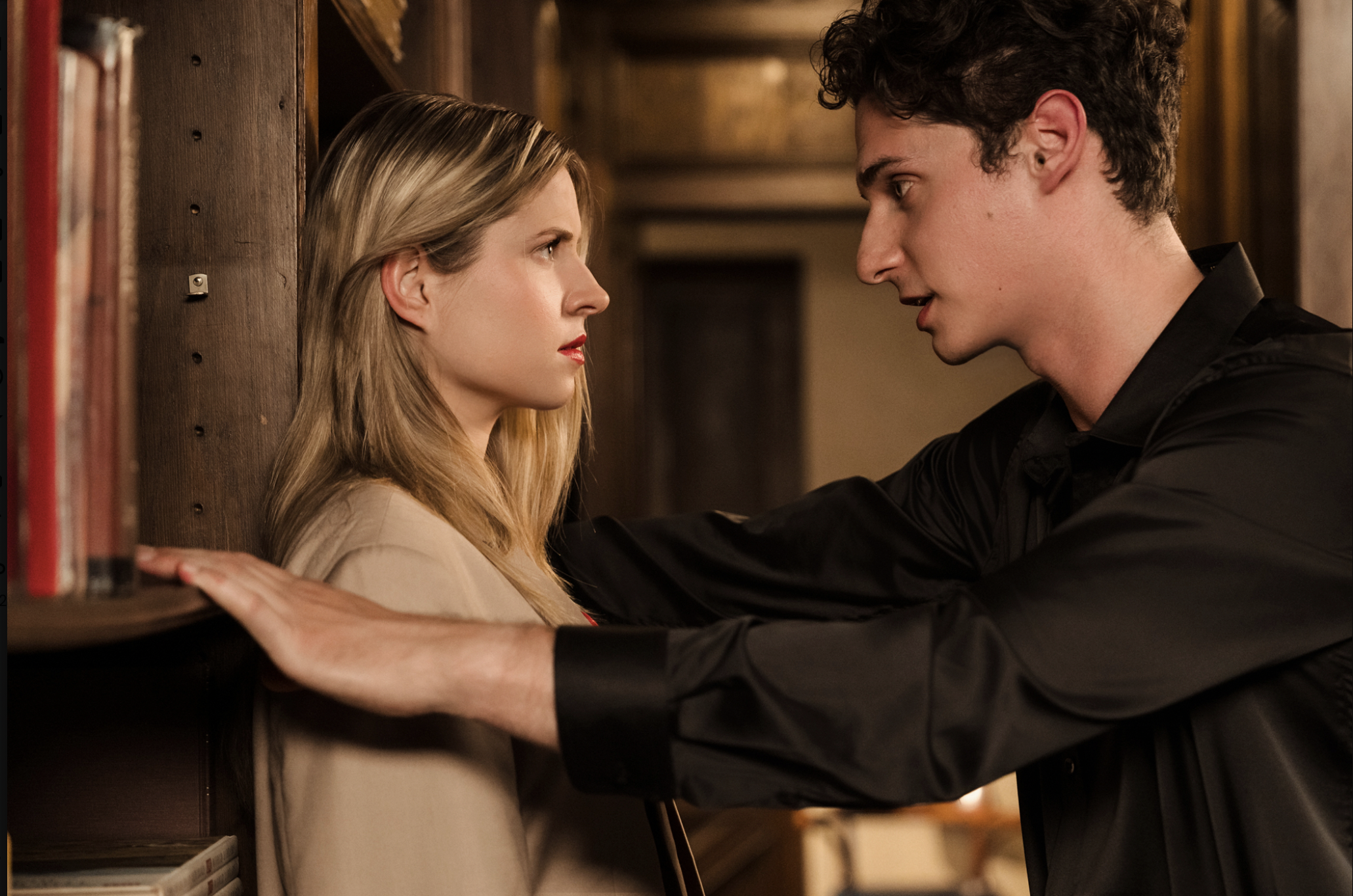 Gabe Armentano and Nicole Mattox in "My Accidental Alpha's Desire," the vertical drama that marked his entry into the genre after initially being skeptical of the format. | Source: Gabe Armentano