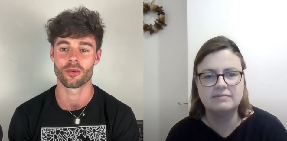 Eric Guilmette on an interview with Jen Cooper on May 3, 2025 | Source: Youtube/Vertical Drama Love