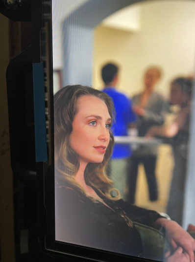 A behind-the-scenes monitor captures Vice during filming of "Double Life: Meet My Mafia Ex Again". | Source: Courtesy of Madison Vice