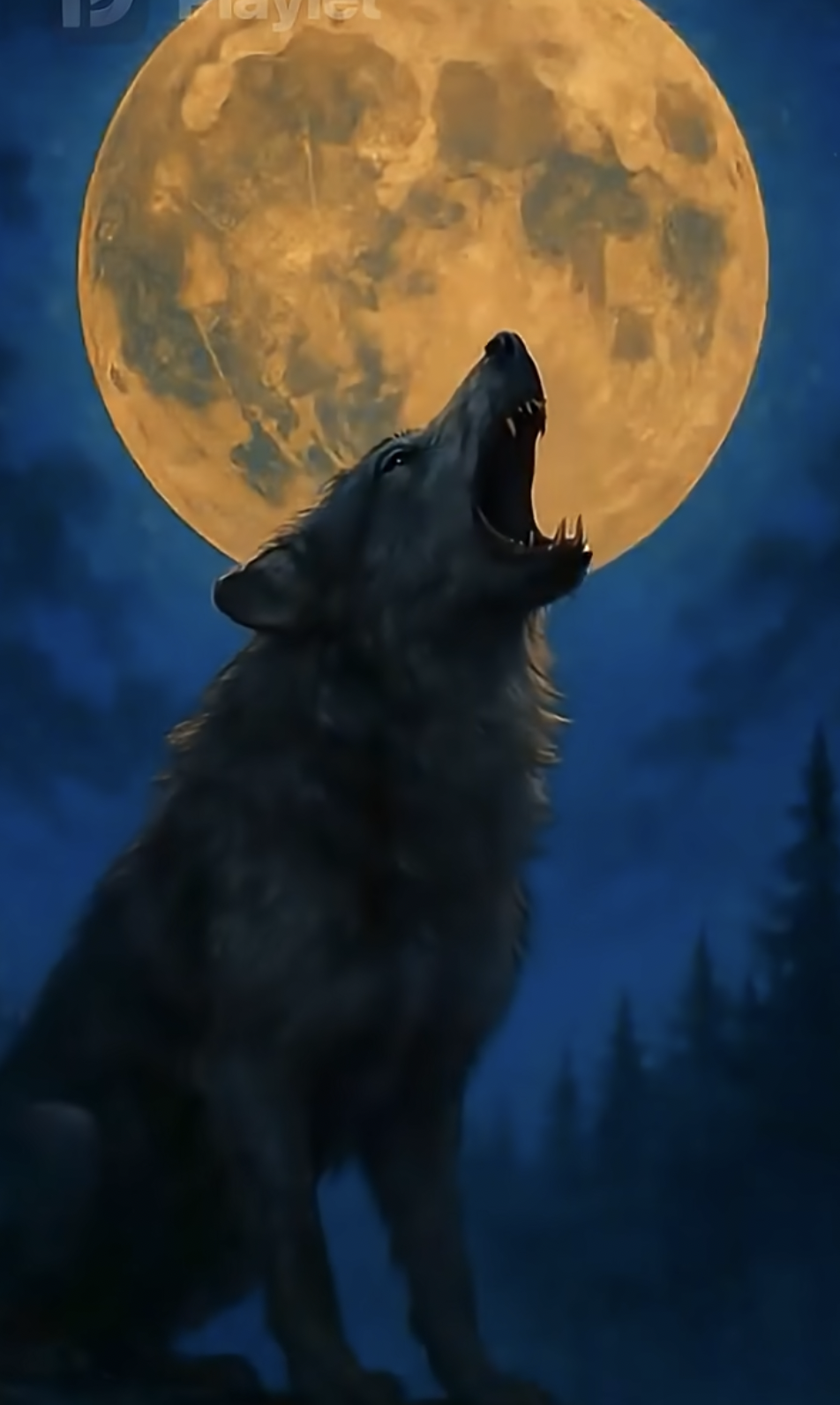 A screenshot from from episode 1 of "Wanted by the Rogue Alpha" | Source: YouTube/Playlet_app