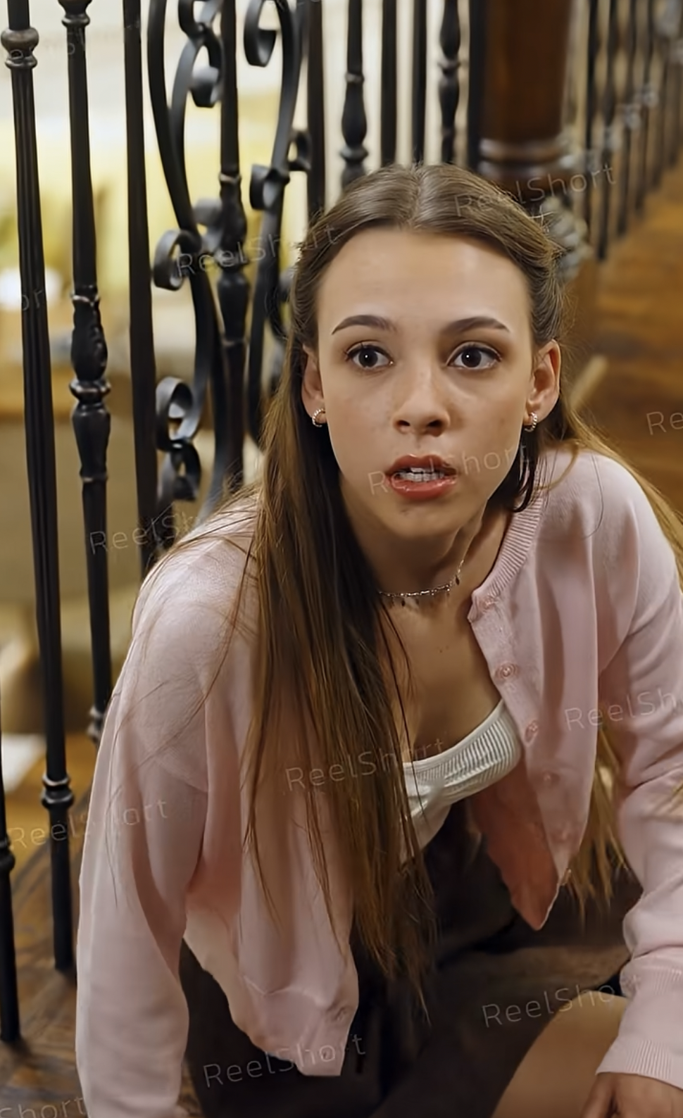 Savannah Coffee as Hannah Wilson in "Married the Mafioso I Saved" | Source: youtube/reelshortapp