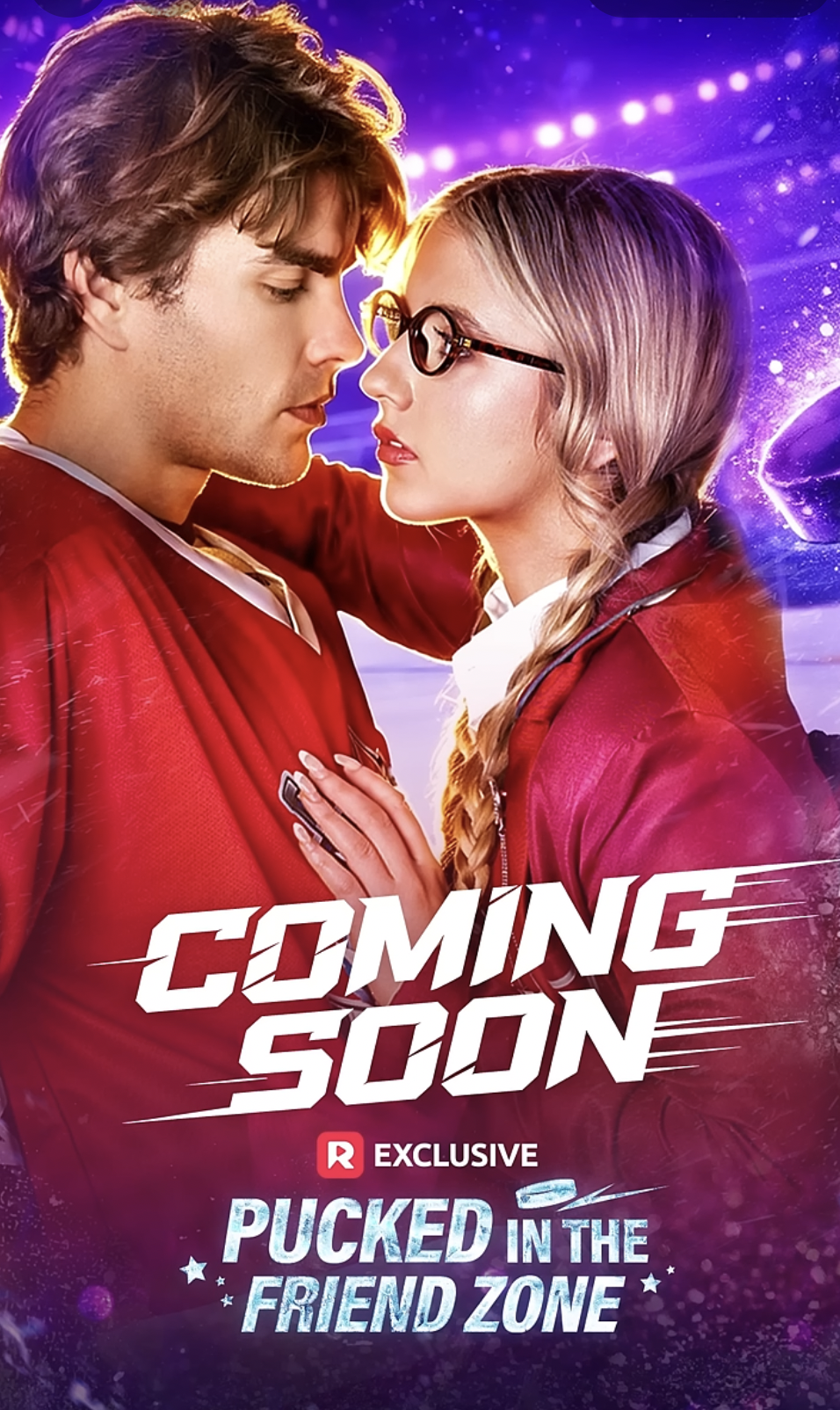 The poster for "Pucked in the Friend Zone" Source: youtube/reelshortapp