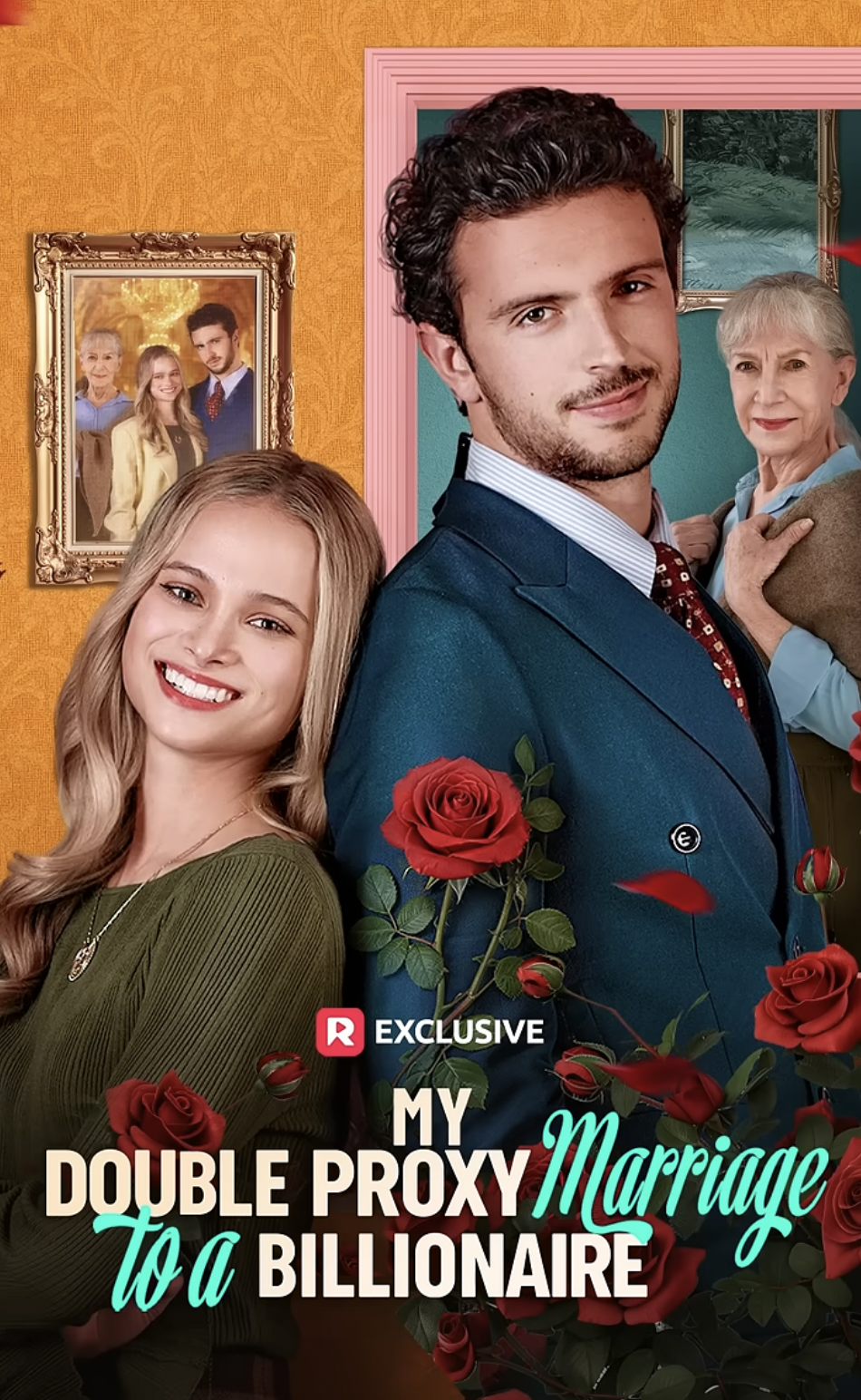 The poster for "My Double Proxy Marriage to a Billionaire" | Source: youtube/reelshortapp