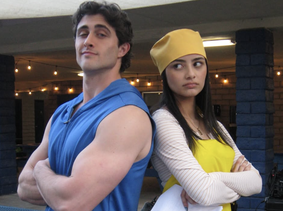 Christian Sully and Daniela Couso on the set of "Dear Stranger, I Love You," posted on May 8, 2025.| Source: Instagram/danielacouso