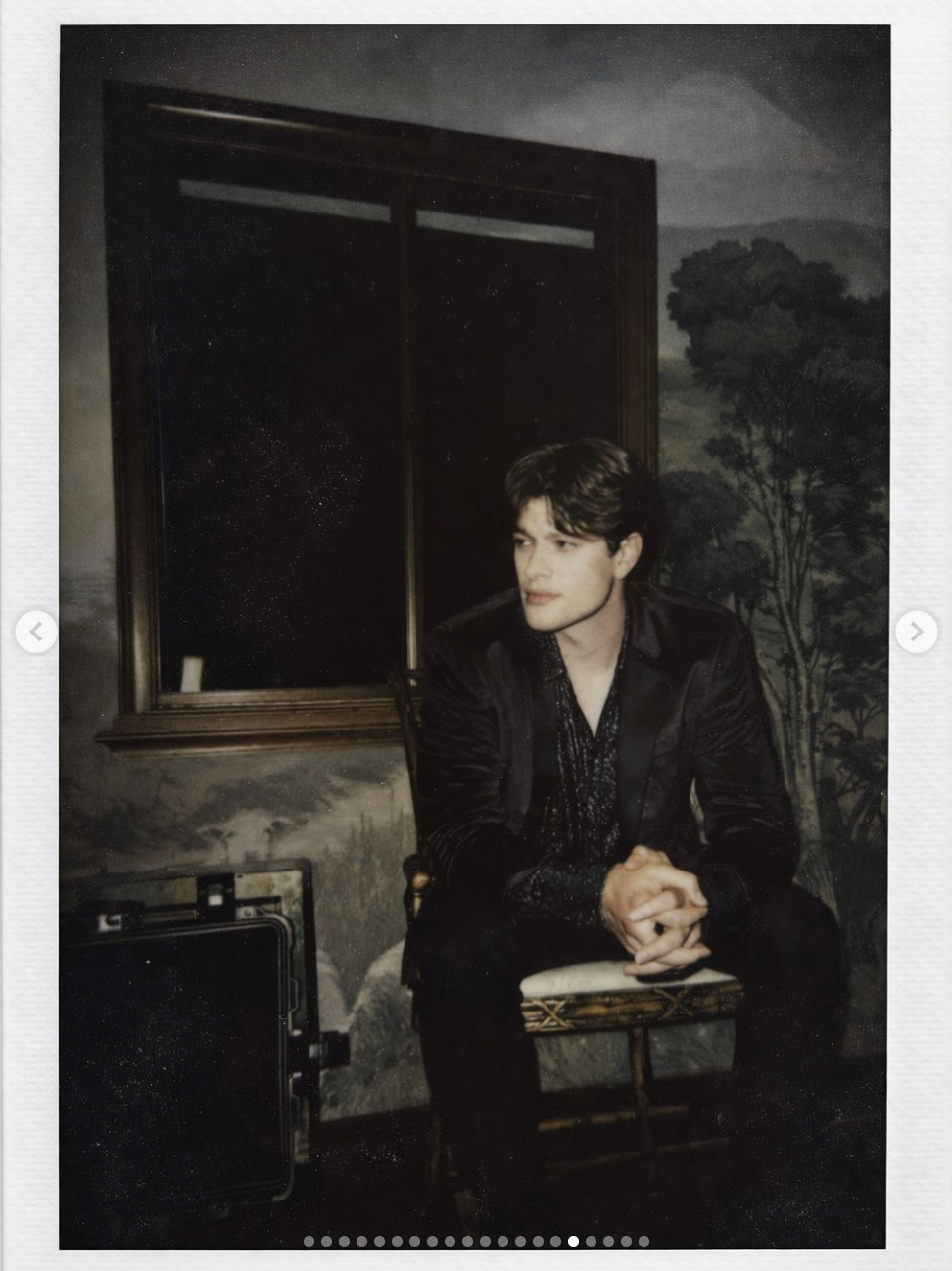 Tate Doppler behind the scenes of "My Dark Romeo" | Source: instagram/gabriellefaithbrown