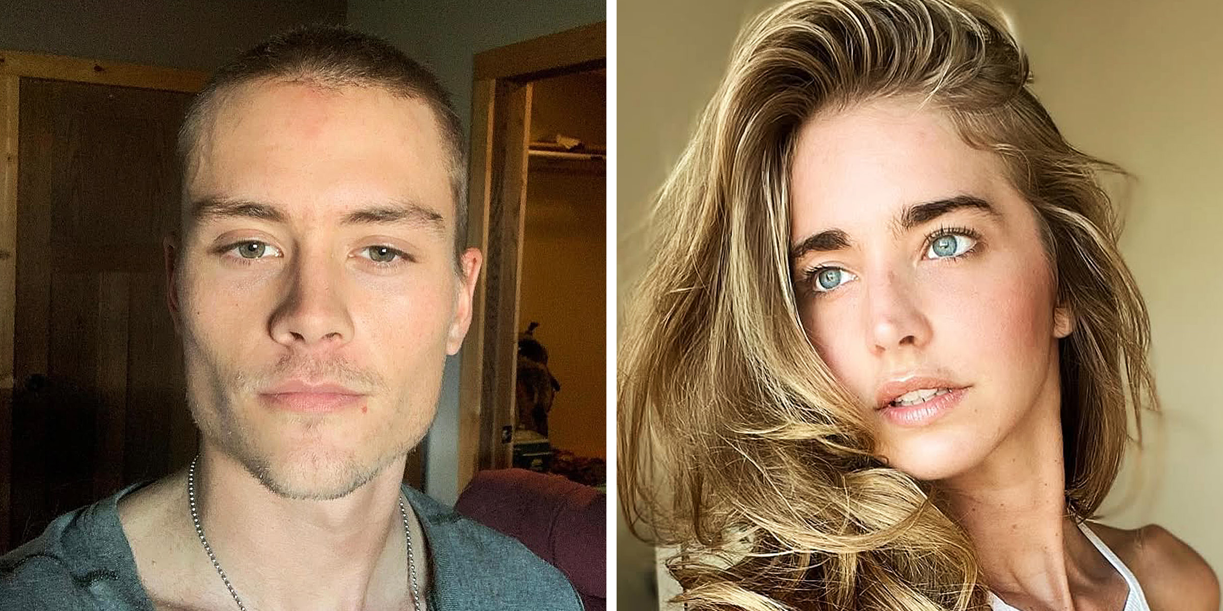 Rebecca Stoughton and Aaron Babcock | Source: Instagram/rebeccastought, Instagram/cockaron