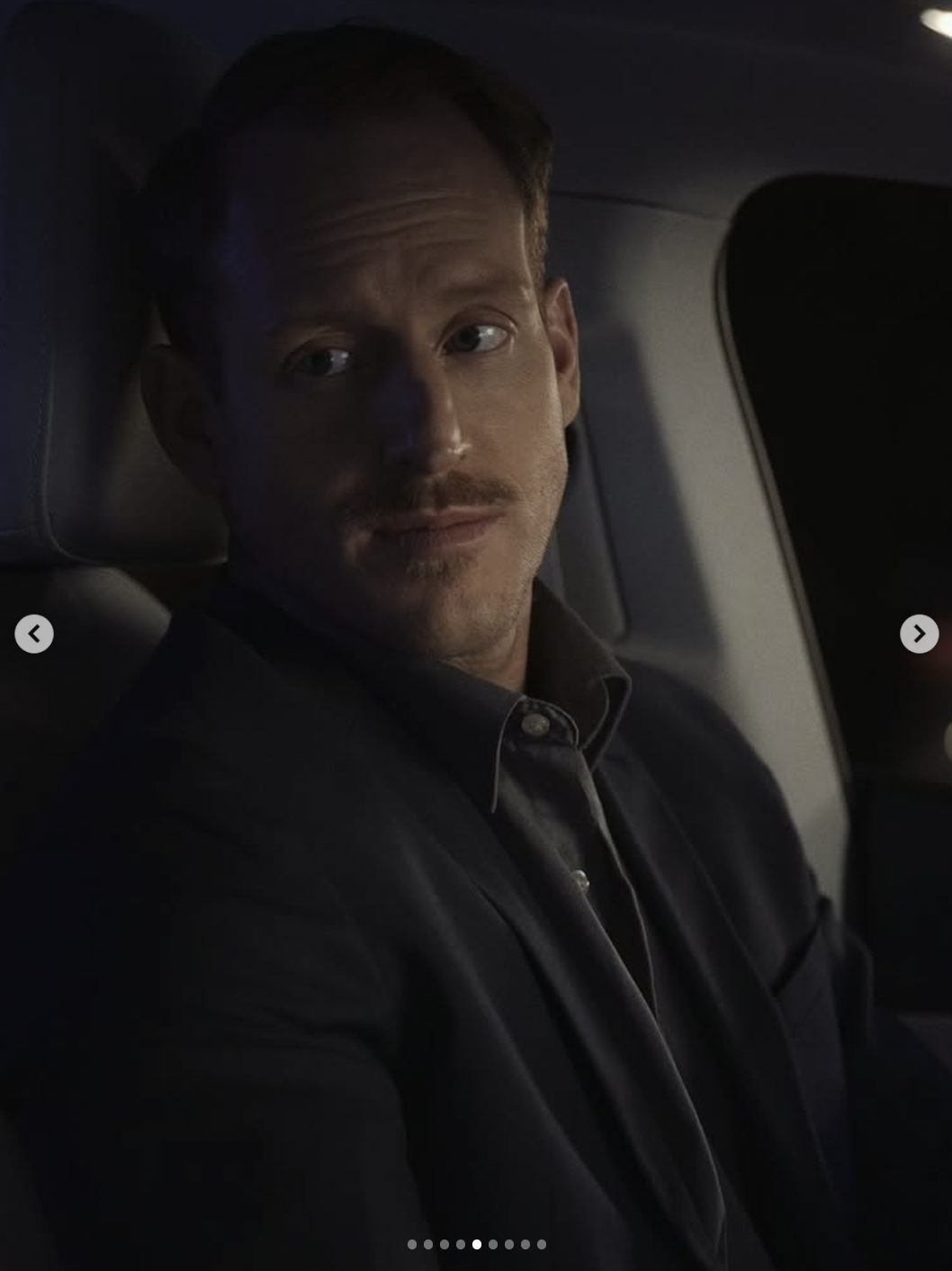 Aaron Oberst as Damien Maxwell in "Her Double, His Trouble" | Source: instagram/aaroneoberst