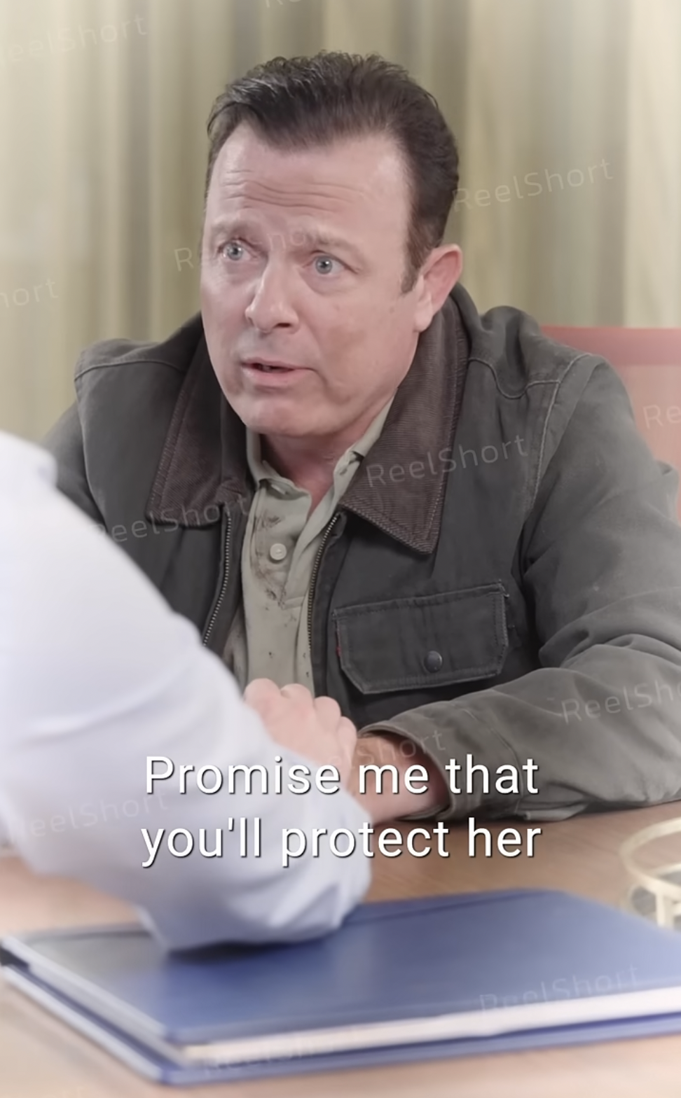 Douglas Vermeeren as Mike Walker in "Corrupting My Billionaire Boss's Heart" | Source: youtube/reelshortapp