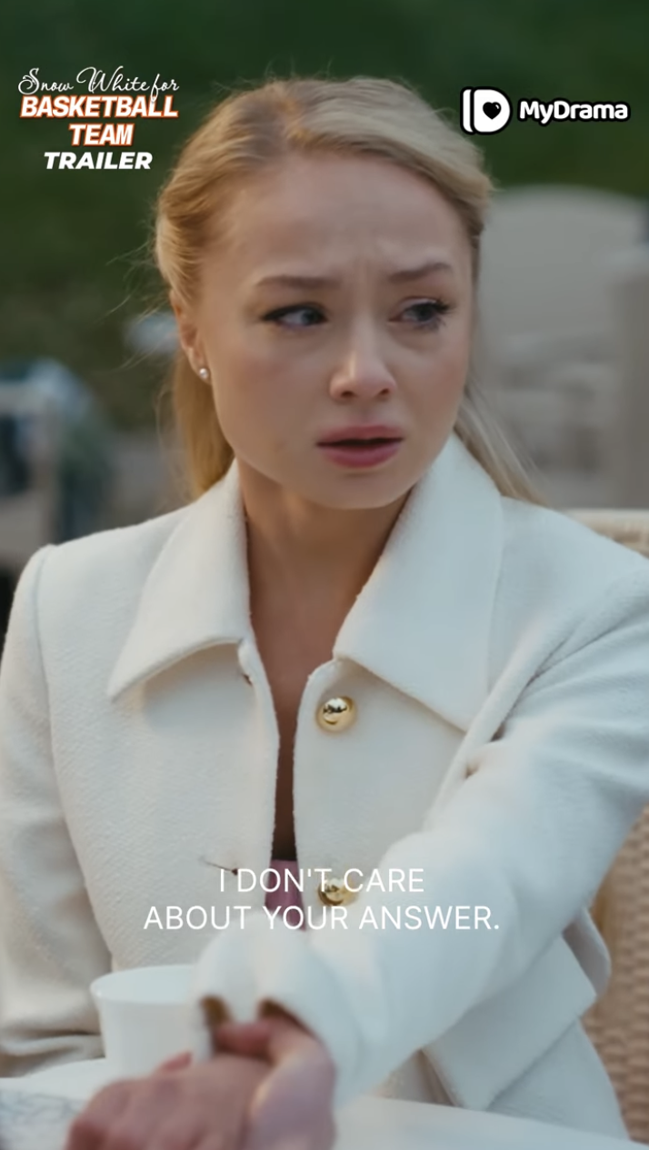 Tetiana Baytalenko as Sophie in "Snow White for the Basketball Team" | Source: youtube/mydramaapp