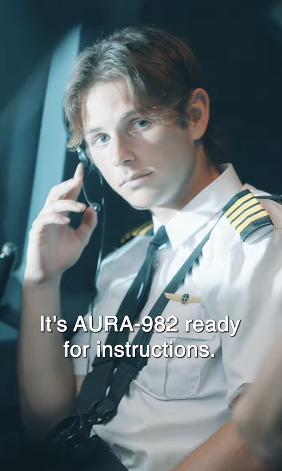 Cameron Gardiner as Milo in "Love Frequency at 30,000 Feet" | Source: youtube/kalostv