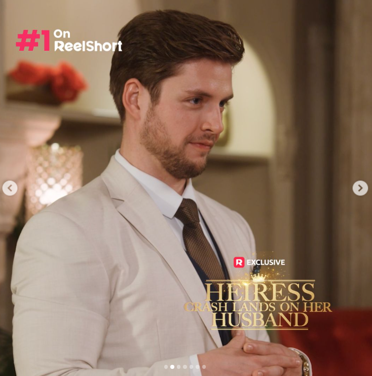 Quince Sterling in "Heiress Crash Lands on Her Husband," as posted on February 21, 2025 | Source: Instagram/reelshortapp