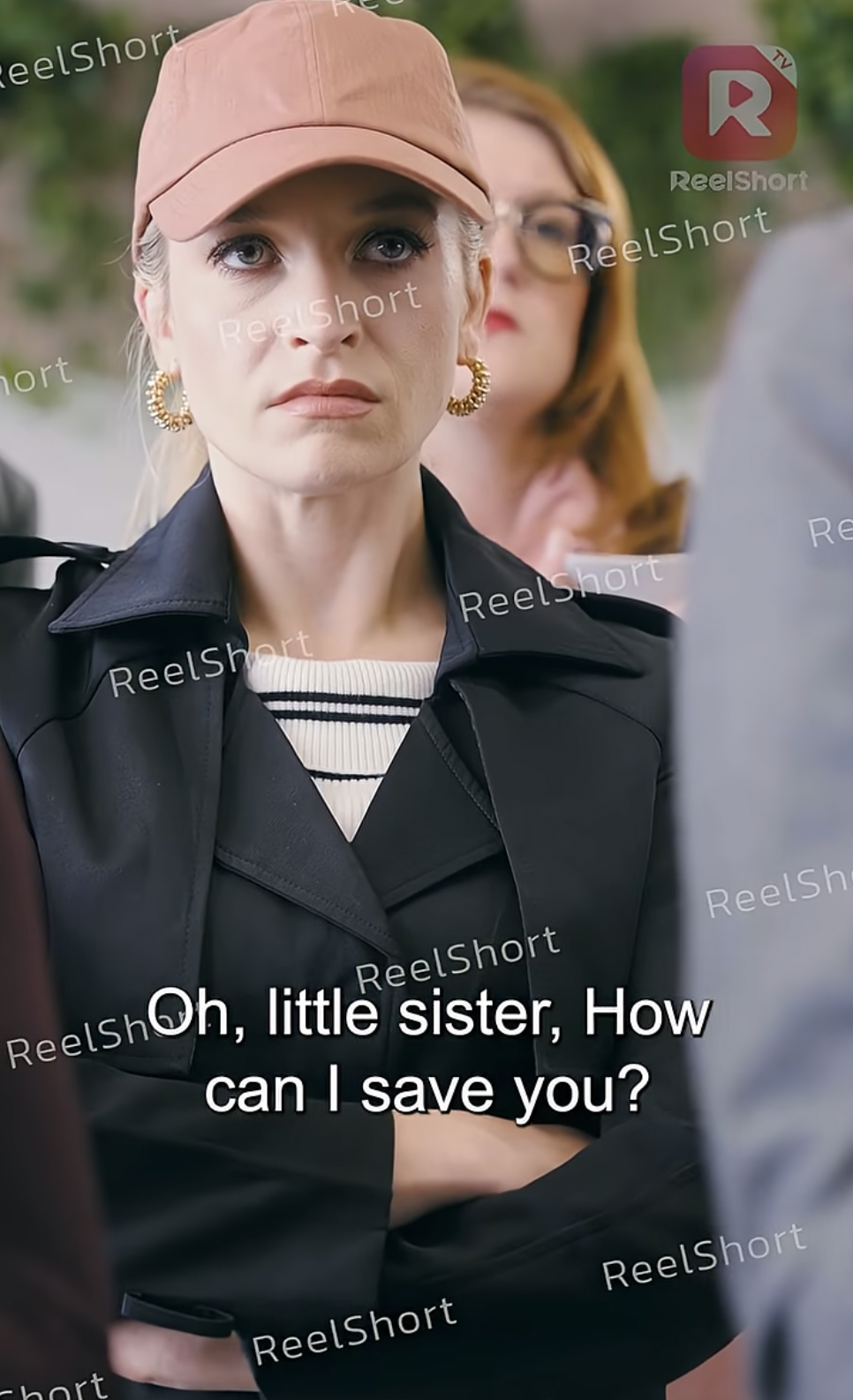 Sarah Moliski as Erin Fitzroy in "Her Double, His Trouble" | Source: youtube/reelshortapp