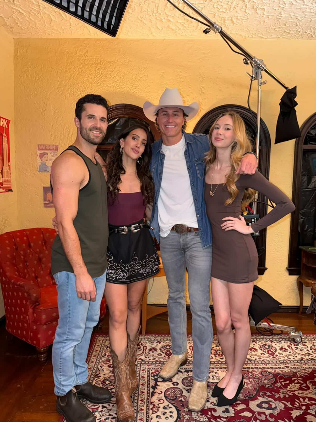 Behind the scenes photo during a vertical shoot in Miami | Source: Gillian Dittmer