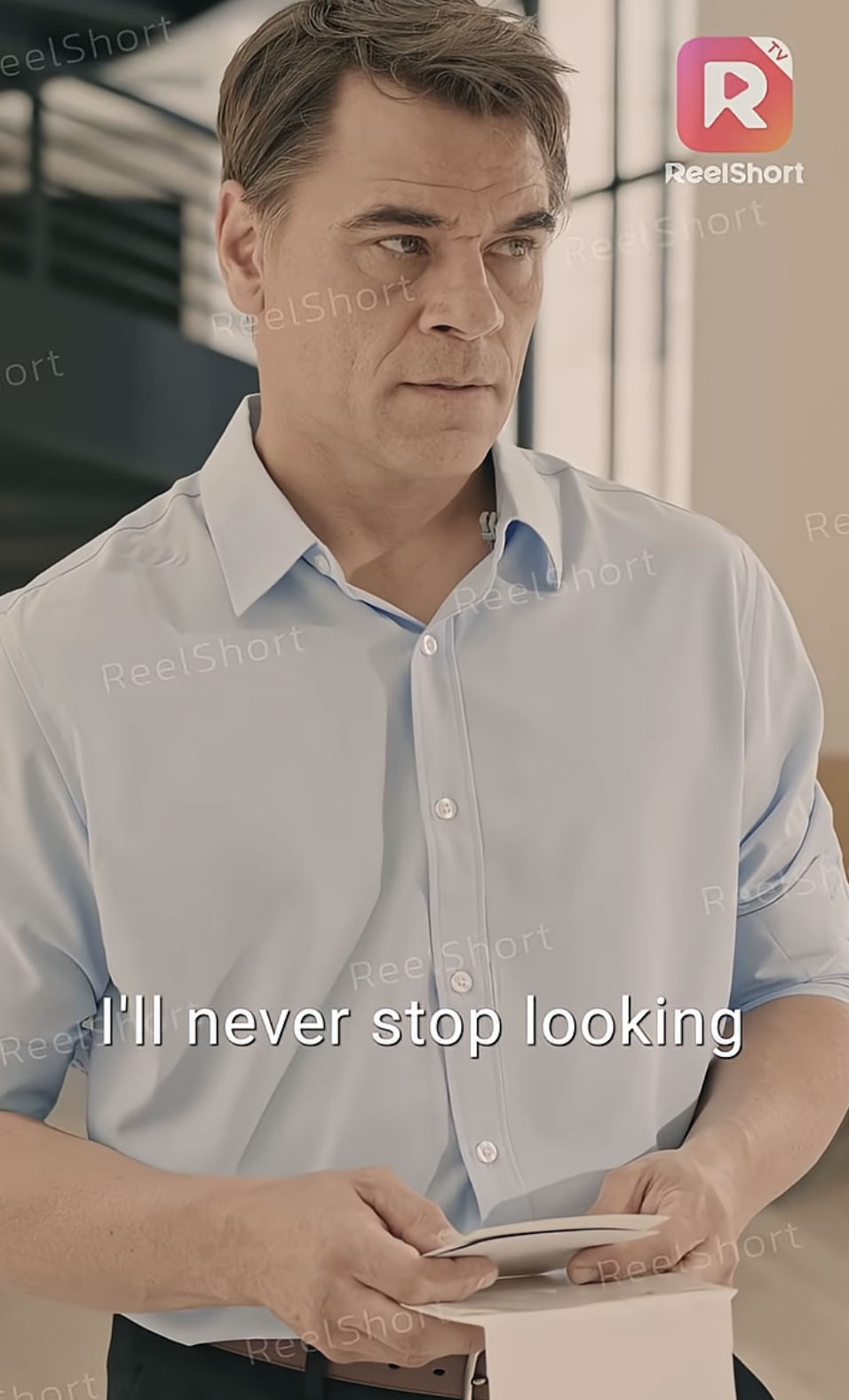 Troy Mittleider as Trent Bradshaw  in "The Lost Quarterback Returns" | Source: youtube/reelshortapp