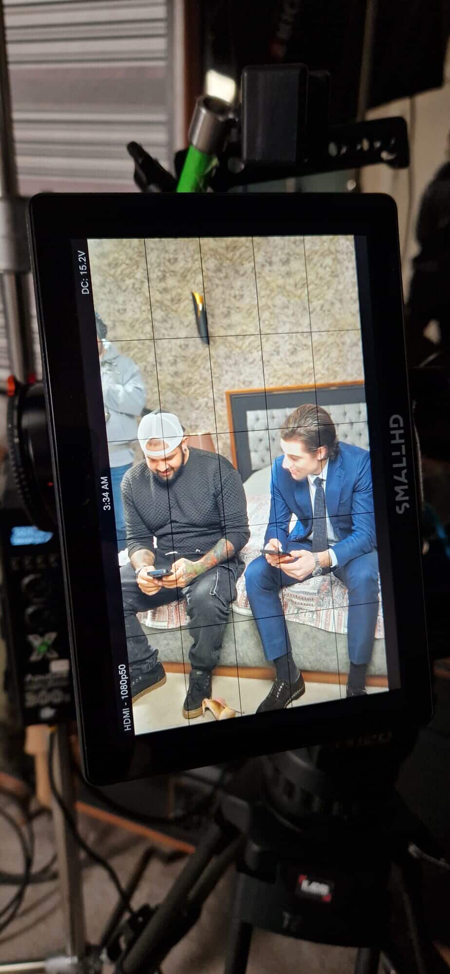 Between takes on the set of a vertical drama project in Georgia | Source: Matteo Corsaro