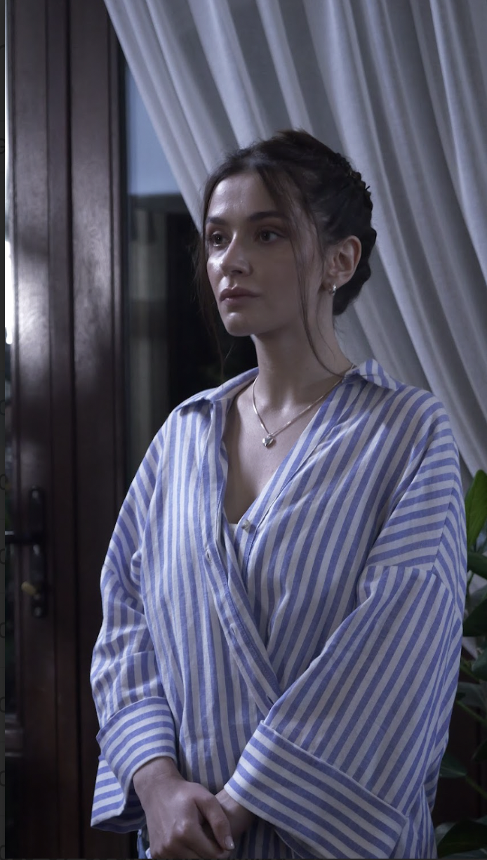 Tetiana Zlova during filming of "Love in Oblivion" | Source: Amo Pictures