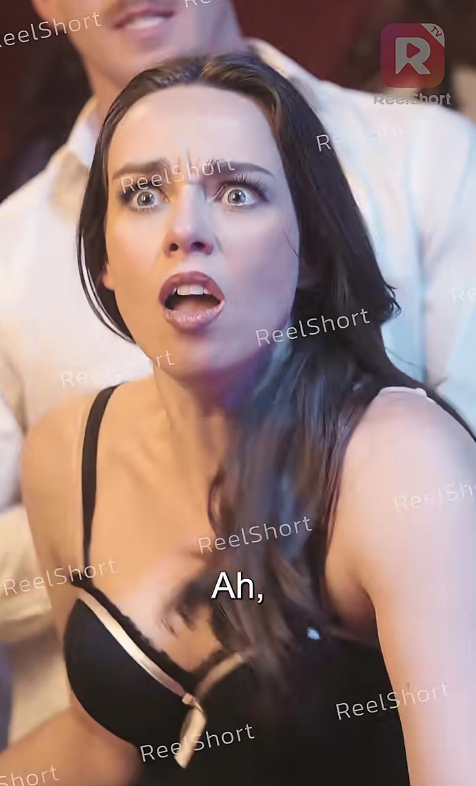 Anne-Carolyne Binette as Selene Dixon in "Her Double, His Trouble" | Source: youube/reelshortapp
