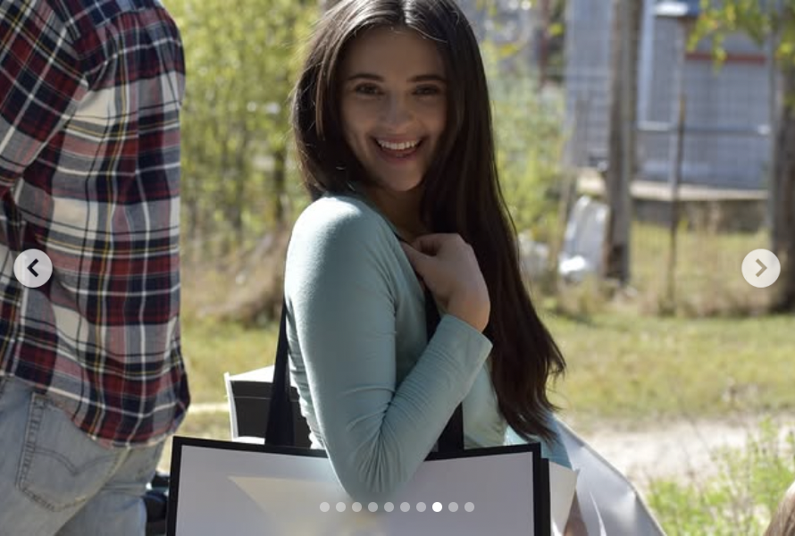 Lexi Angel behind the scenes of "In Love with a Single Farmer Daddy" | Source: instagram/lexiangel_