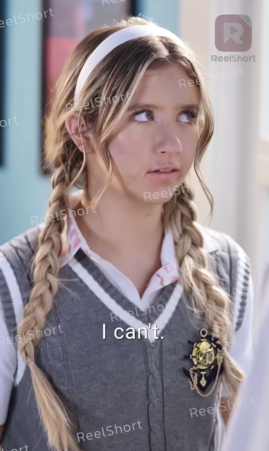 Hannah Lowery as Brie Ellison in "Tell Me Not to Love You" | Source: youtube/reelshortapp