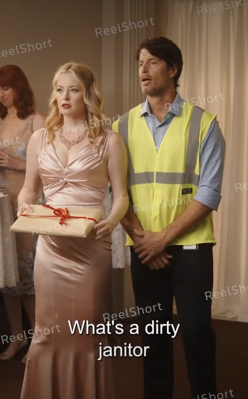 Rib Hillis as Jack Bradshaw and Jessica Morris as Emma Grayson in "The Billionaire Janitor Is Back" | Source: instagram/reelshortapp