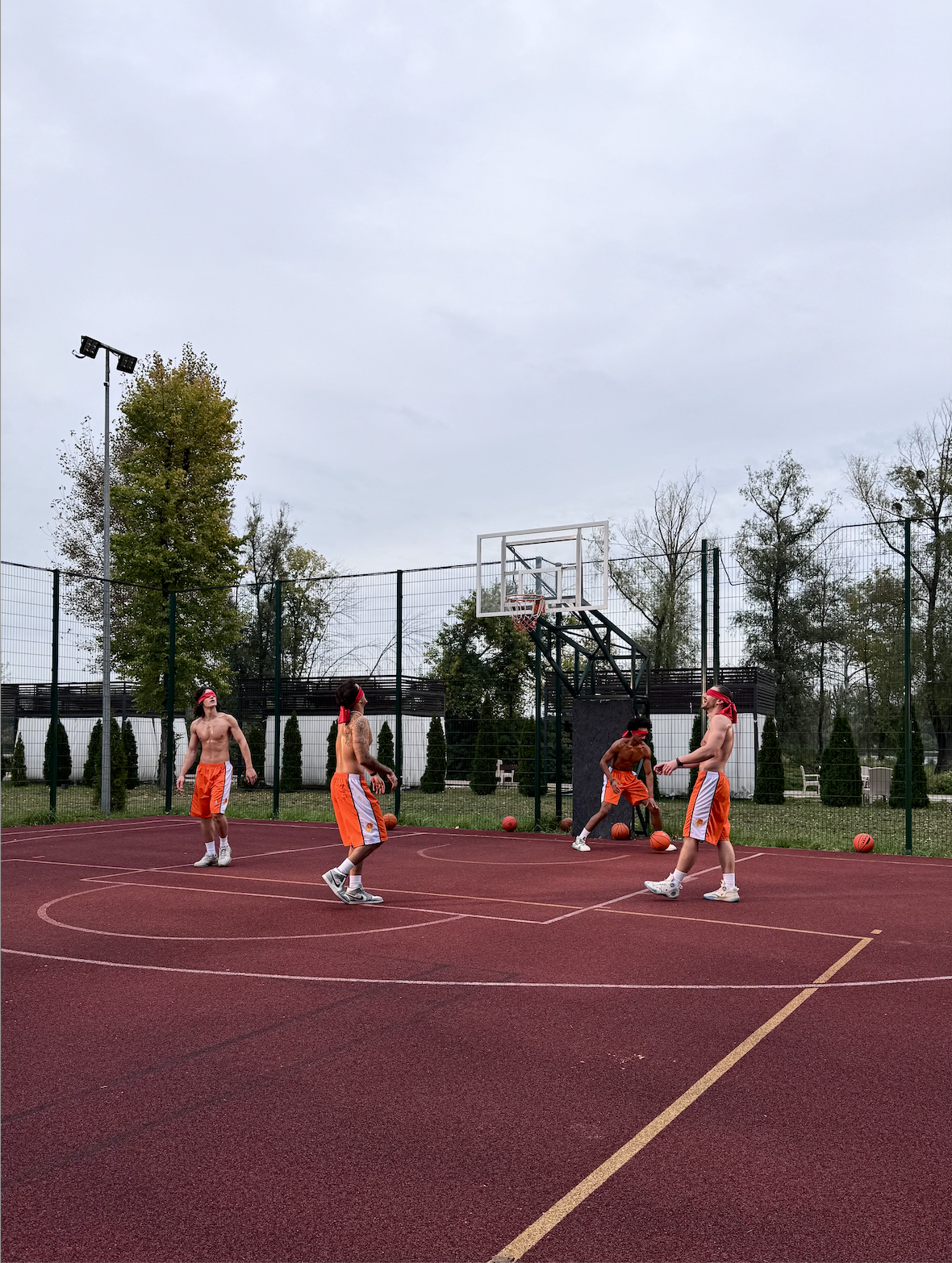 The team’s energy shows up right from the first scene, and it wasn’t just for the cameras. | Source: AMO Pictures