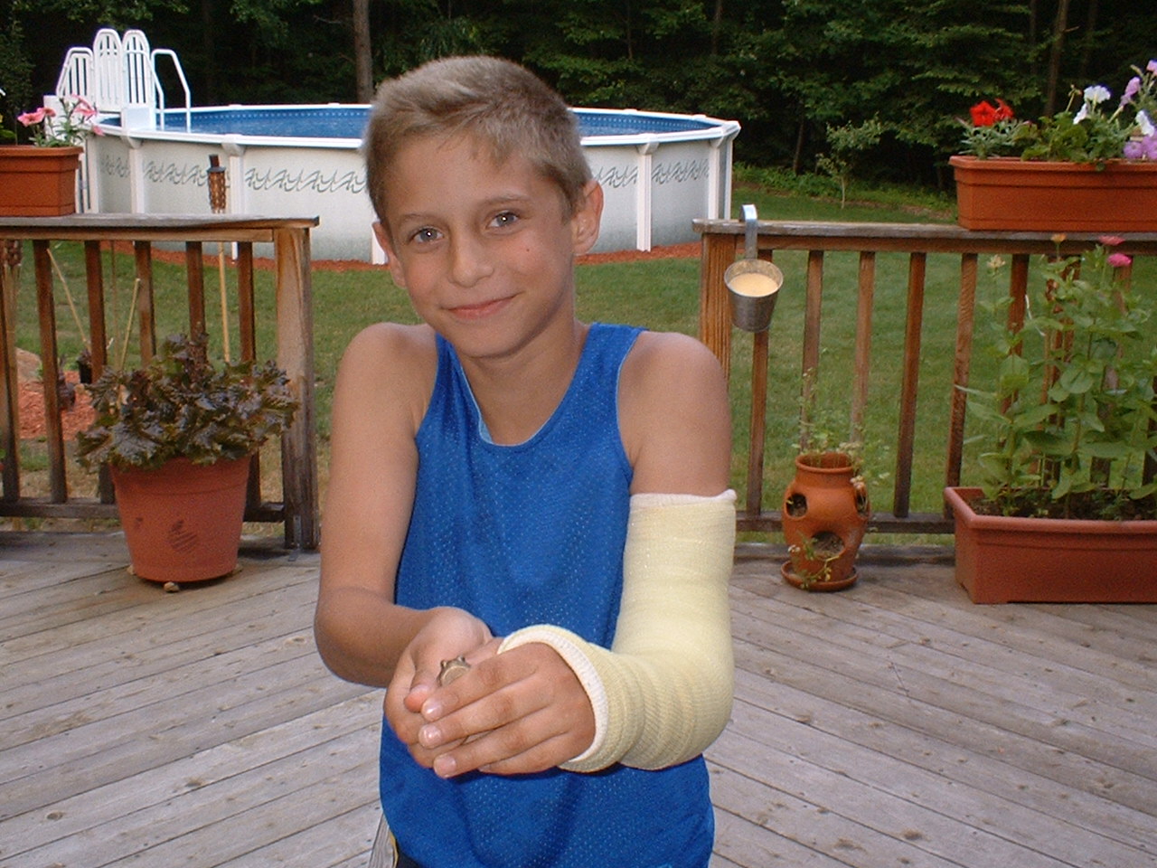 A childhood photo of Gabe Armentano, whose roots in rural Connecticut remain central to the way he defines himself beyond the screen. | Source: Gabe Armentano