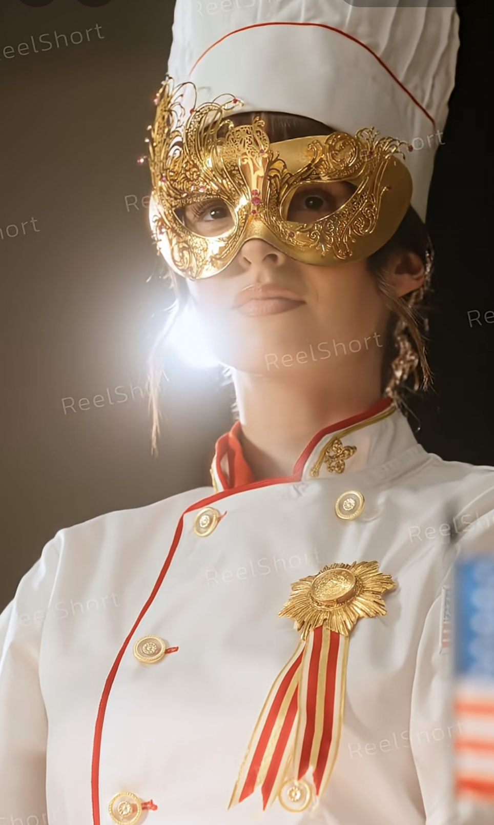 Rosa Singerman as Tiffany Lockhart in "The Cooking Queen: A Recipe for Divorce" | Source: youtube/reelshortapp