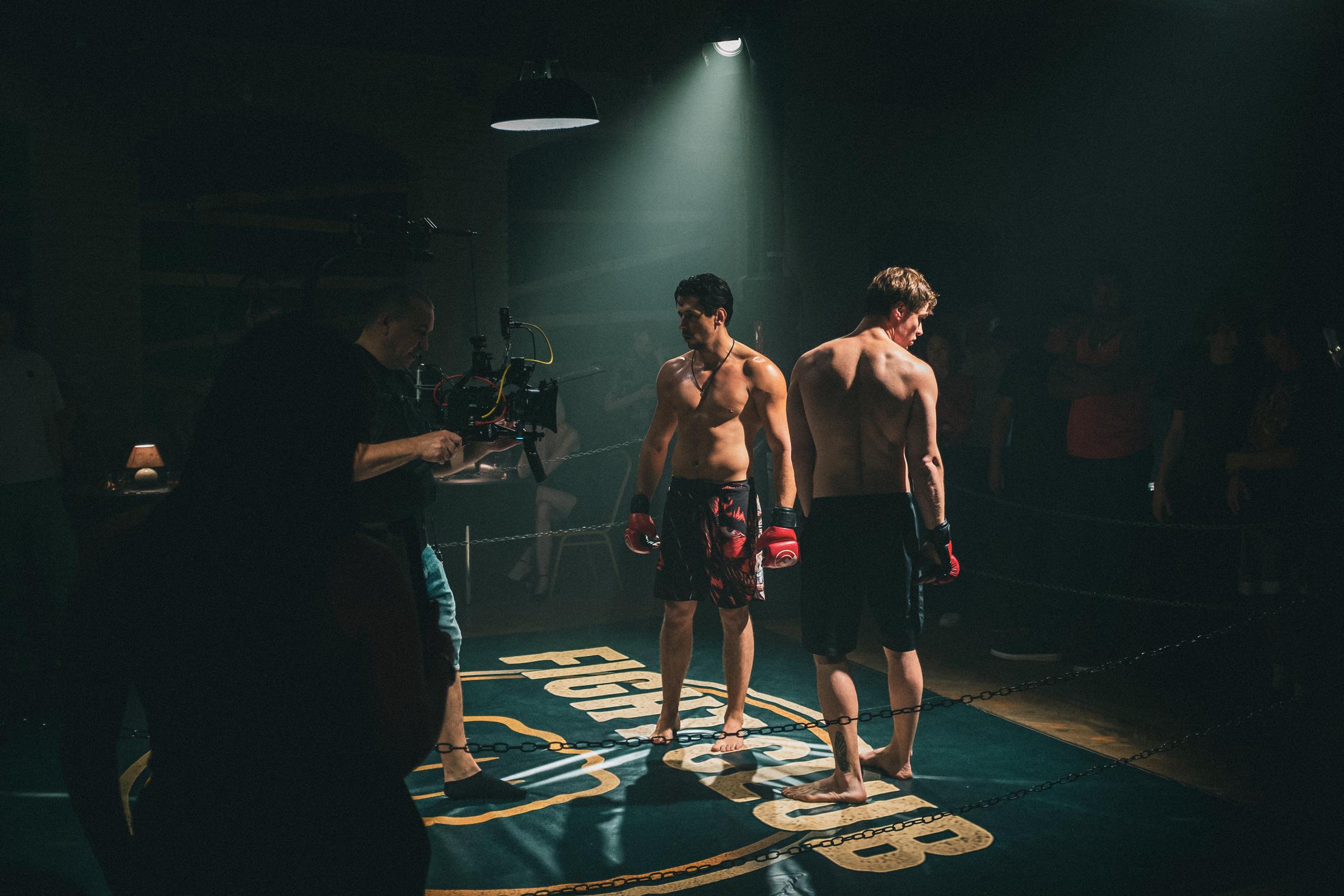 The camera team works closely with Nazar Grabar and Arthur Shurypa to capture the fast-paced choreography of the fight scenes. | Source: AMO Pictures